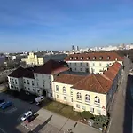 Apartament Warsaw Centrum Metro Ratusz Panoramic Apartment Balcony View by PolandBnB Warszawa