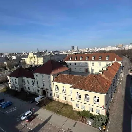Apartment Bright 7th Floor With Balcony & View Warsaw